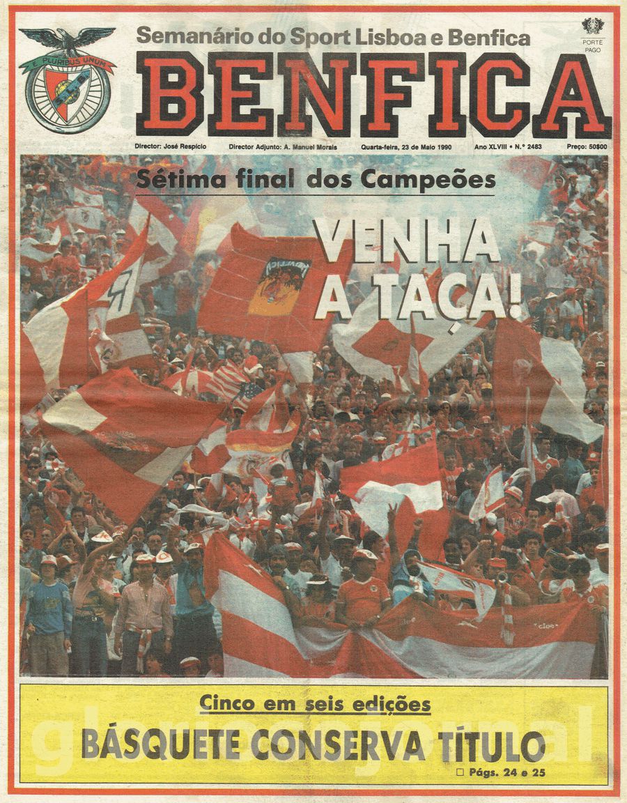 jornal o benfica 2483 1990-05-23